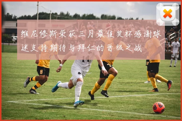 维尼修斯荣获三月最佳奖杯感谢球迷支持期待与拜仁的晋级之战